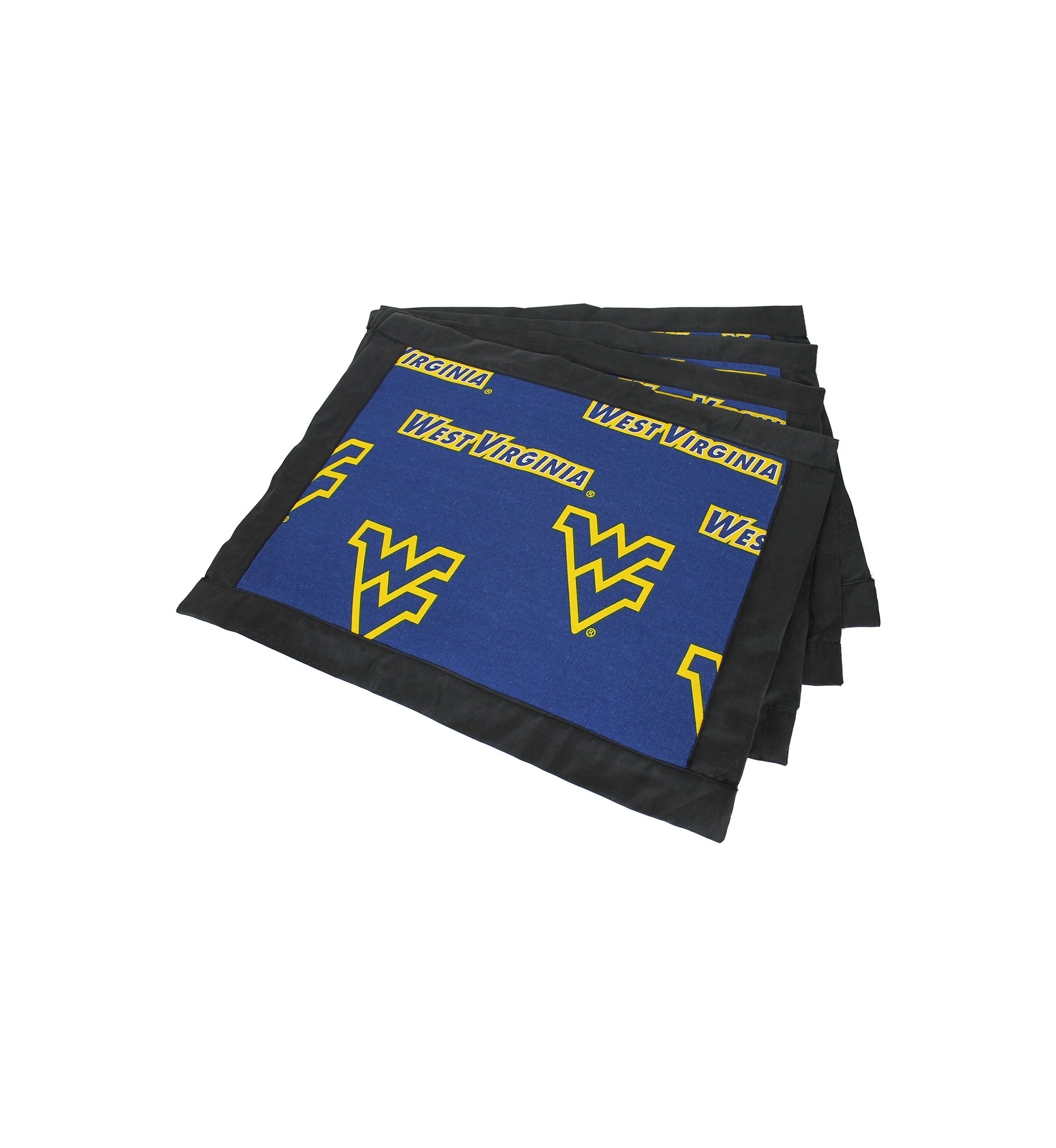 NCAA West Virginia Mountaineers Set of 4 Placemats
