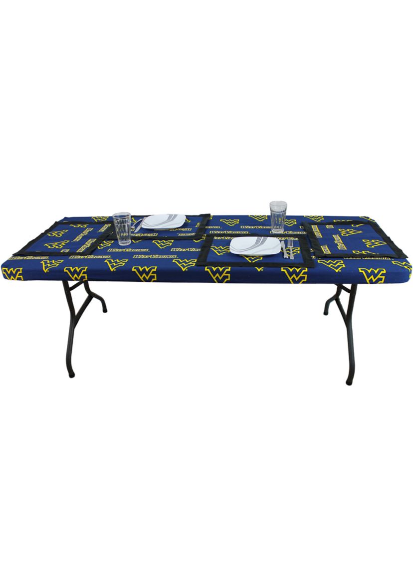 NCAA West Virginia Mountaineers Set of 4 Placemats
