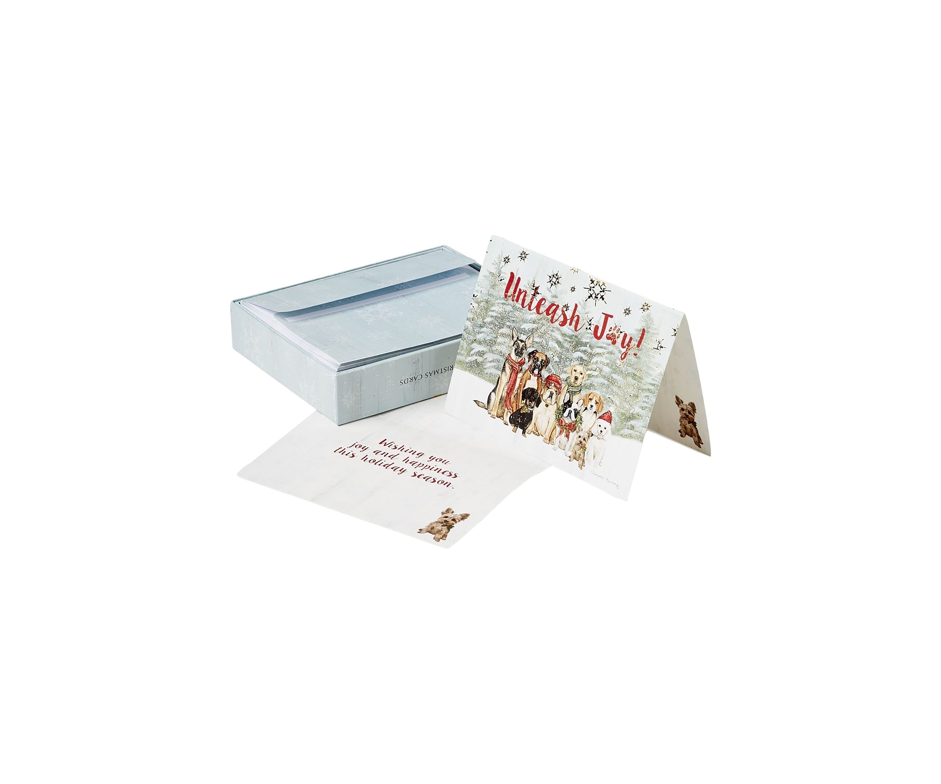 Unleash Joy Christmas Cards - Set of 18