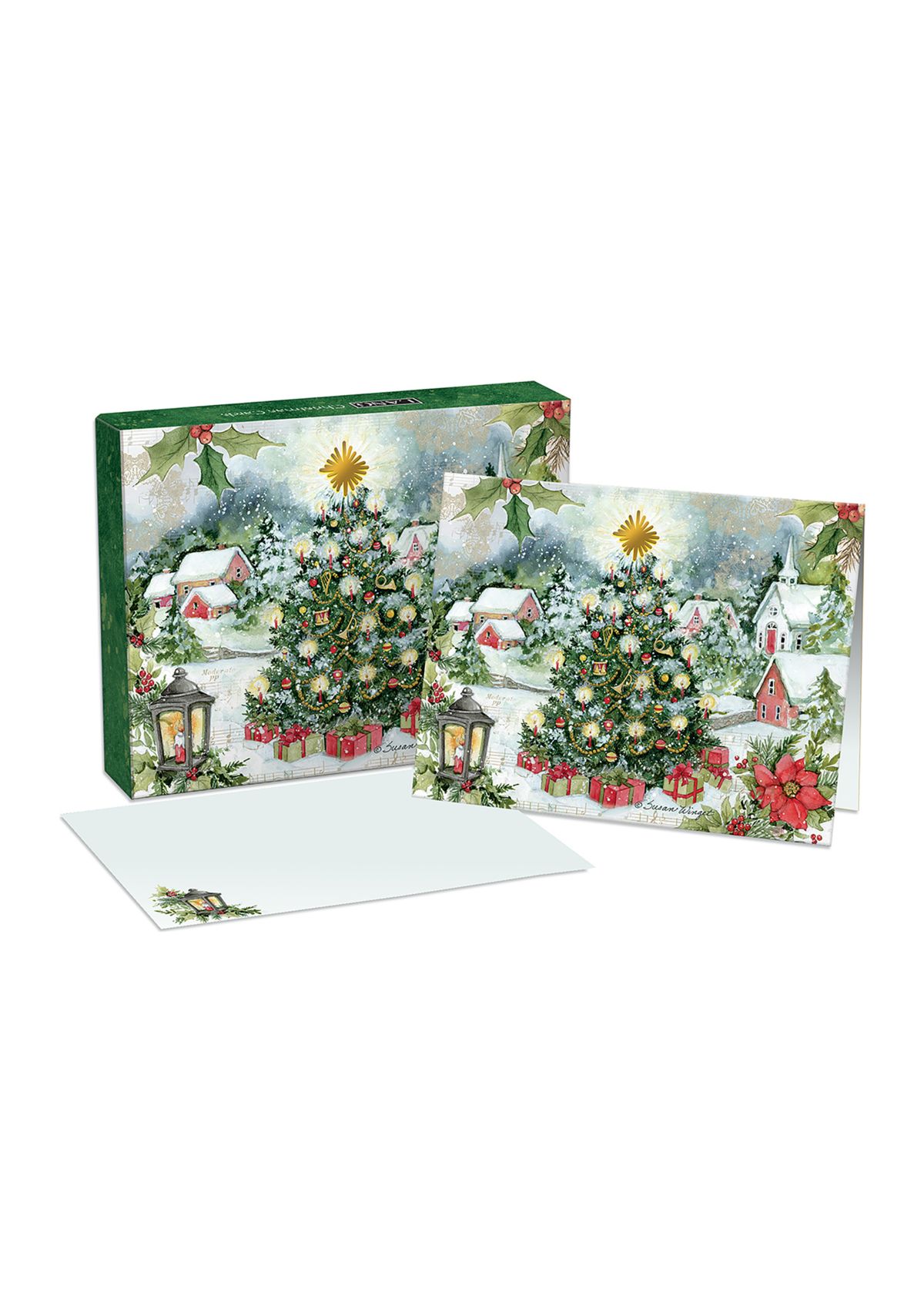 Christmas Tree Boxed Christmas Cards - Set of 18