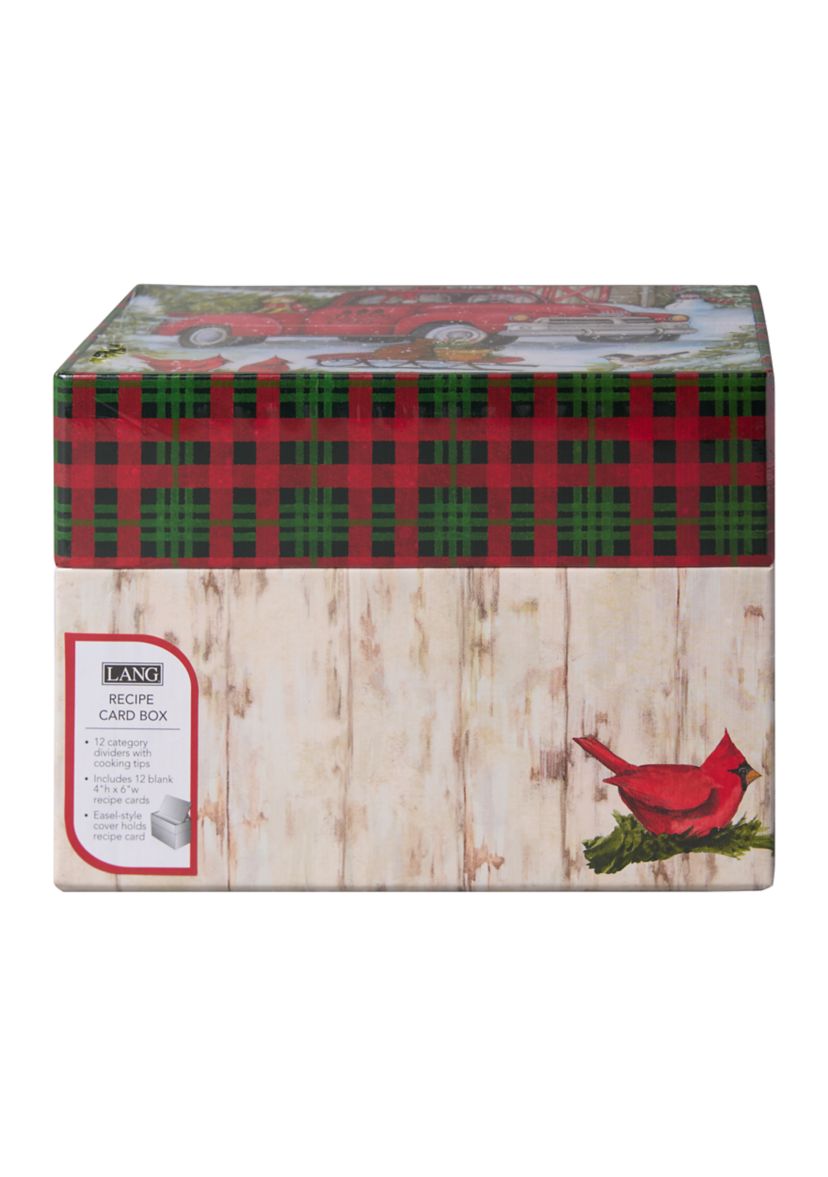 Red Truck Recipe Box