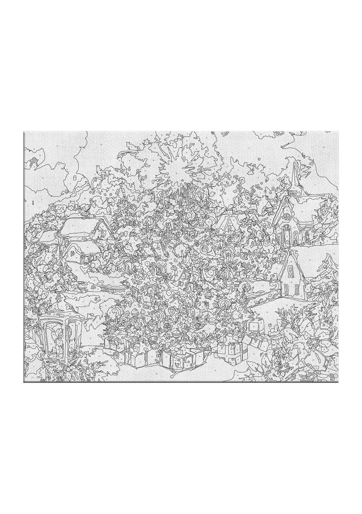 Christmas Tree Paint by Numbers