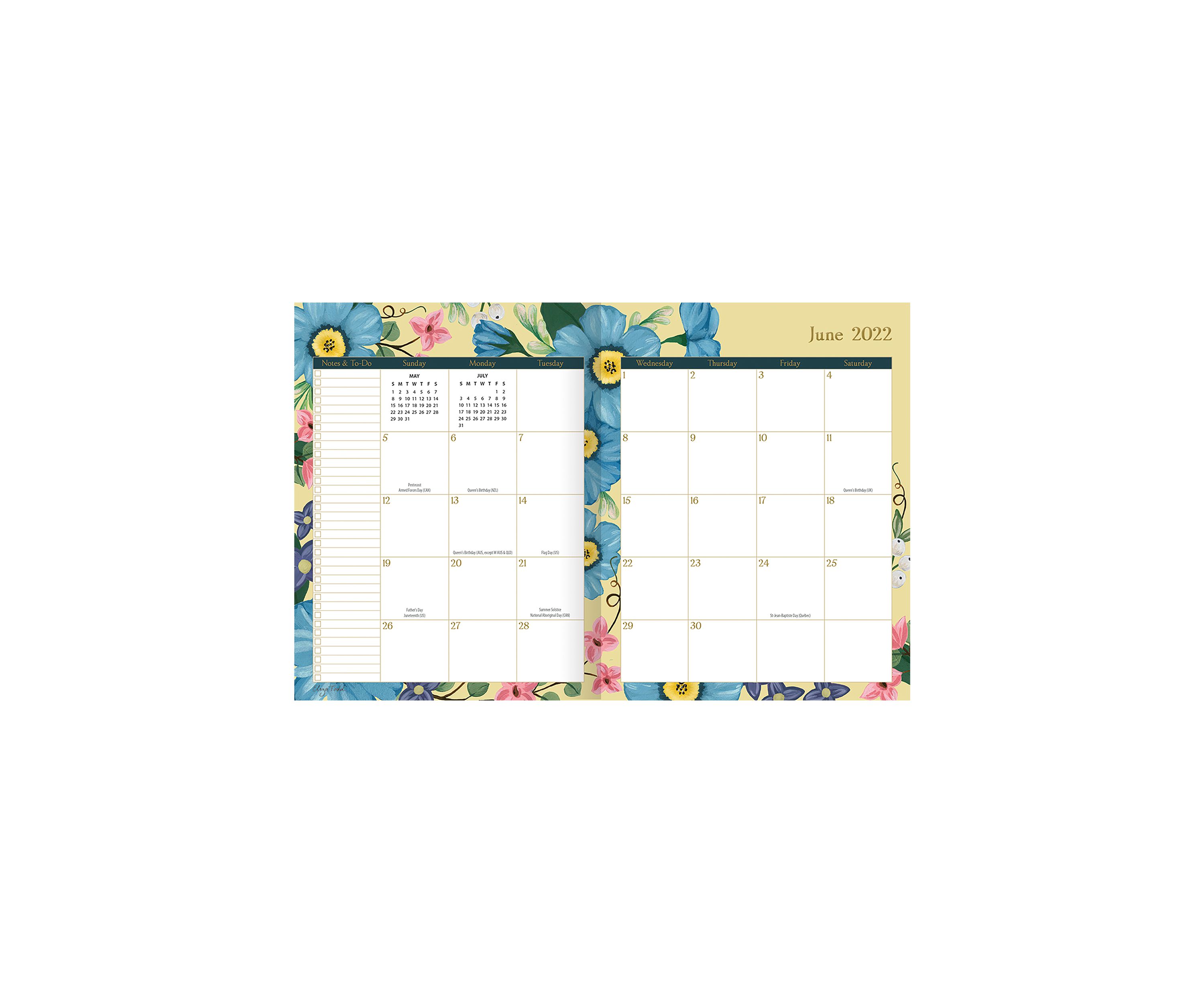 Bloom Artisan Monthly Planner 