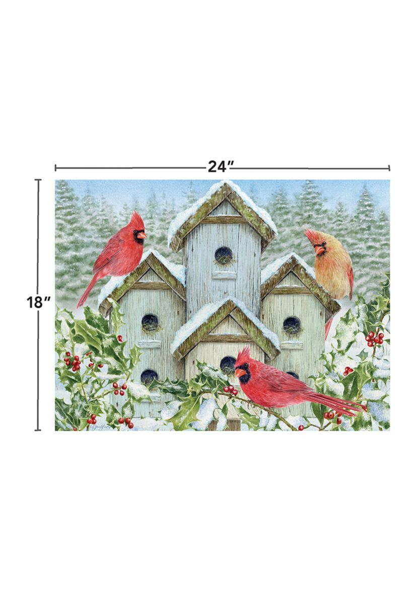 Cardinal Birdhouse 500 Piece Puzzle