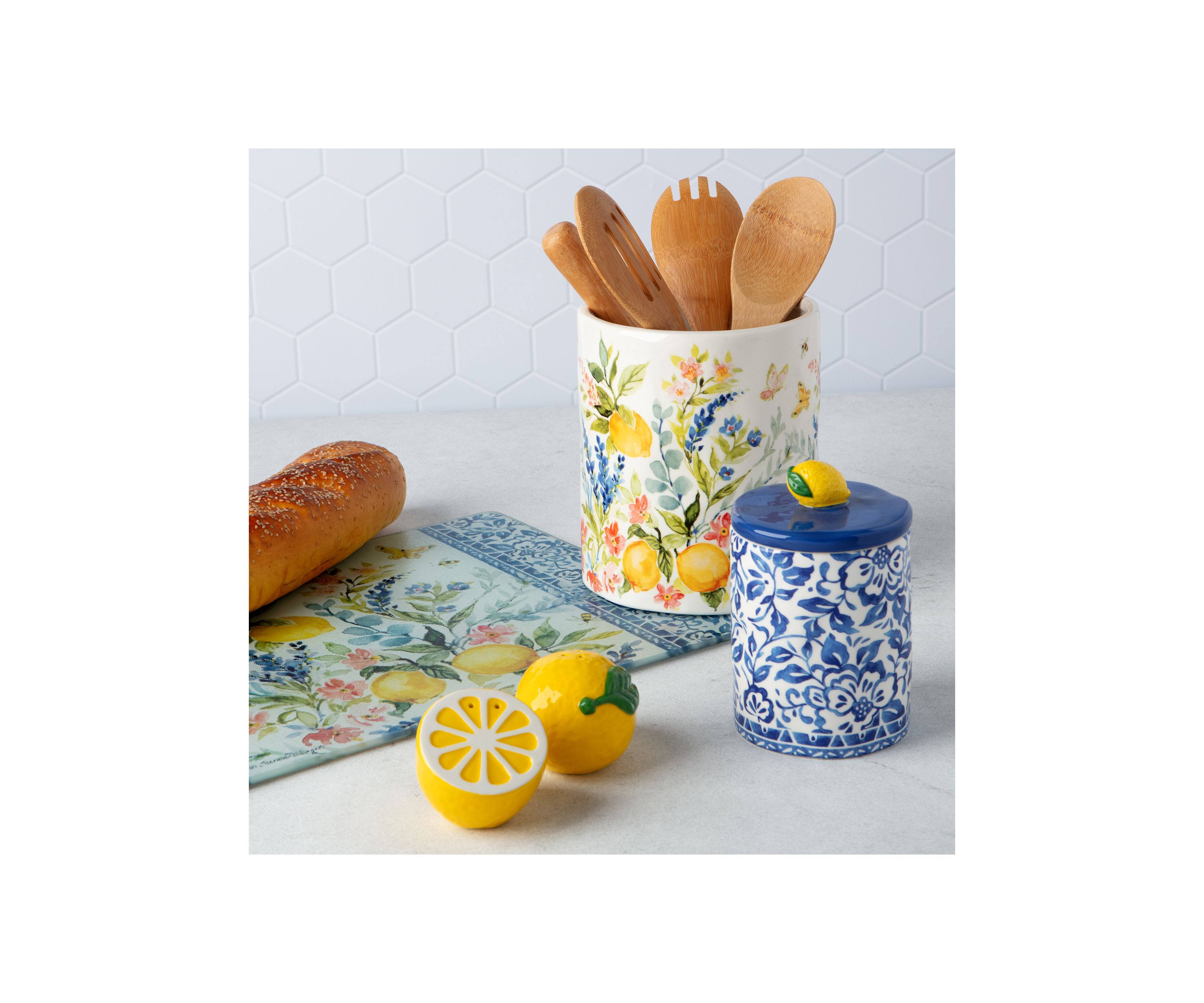 Lemon Utensil Holder 