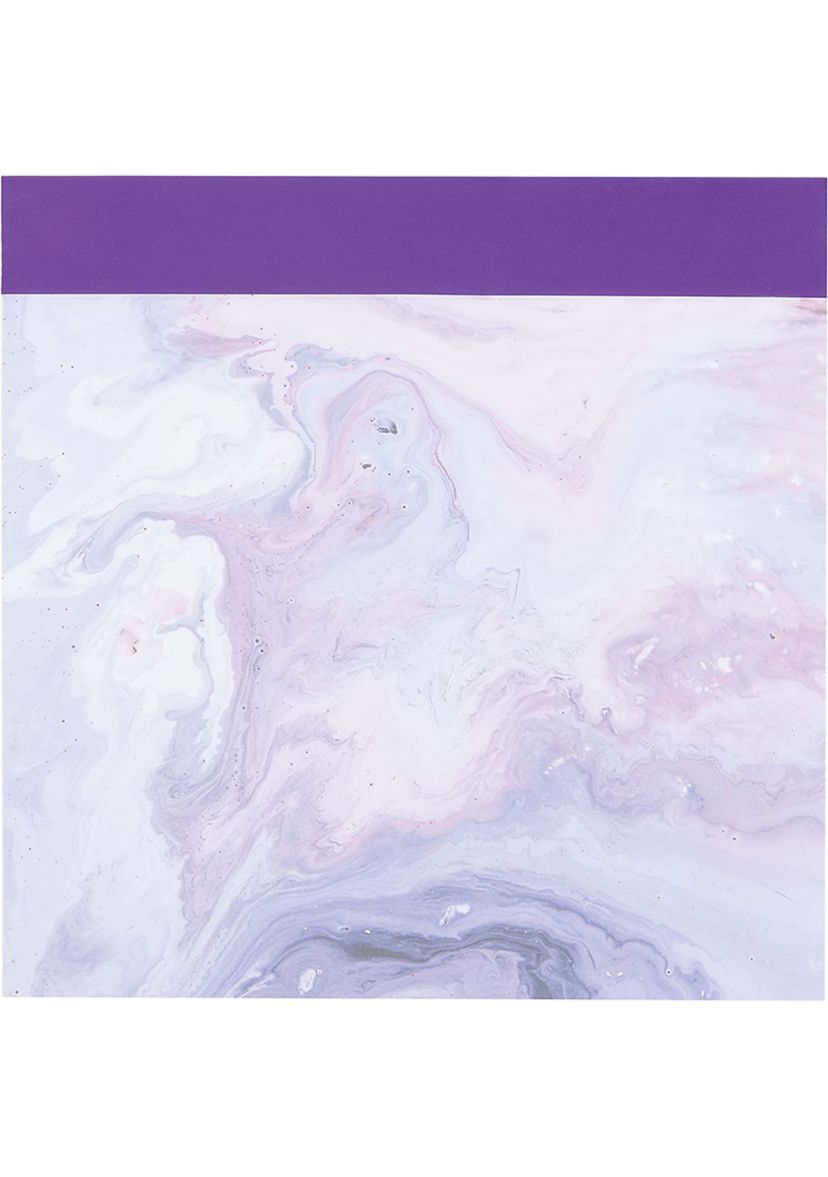 Chunky List Pad - Purple Watercolor