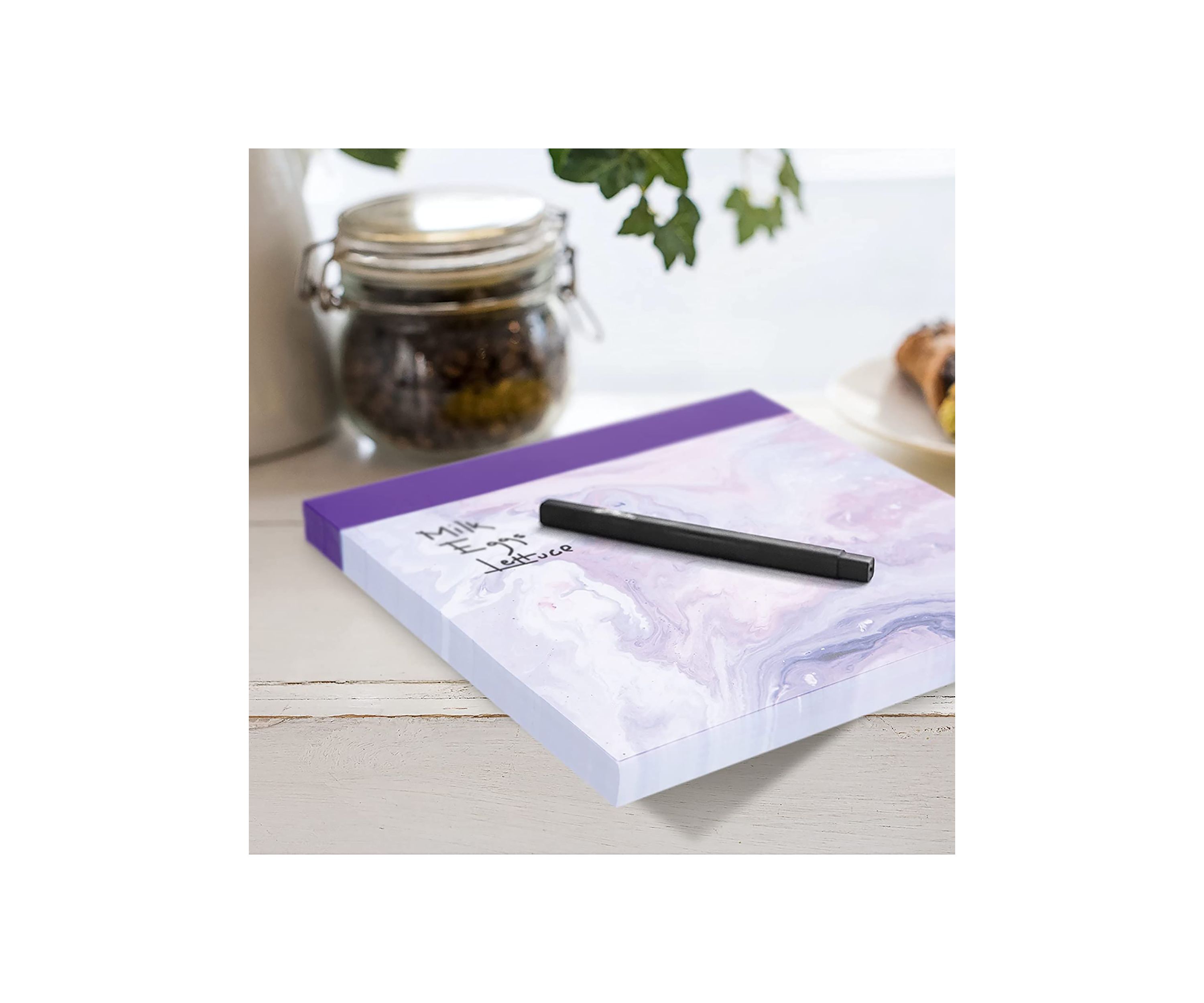 Chunky List Pad - Purple Watercolor