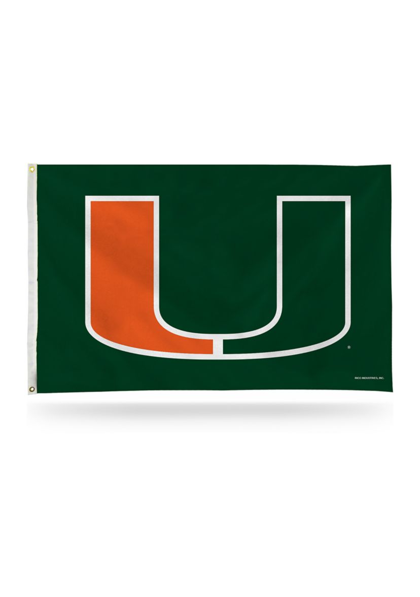 NCAA Miami Hurricanes Banner Flag