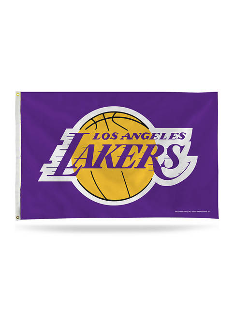 RICO NBA Los Angeles Lakers Banner Flag Purple