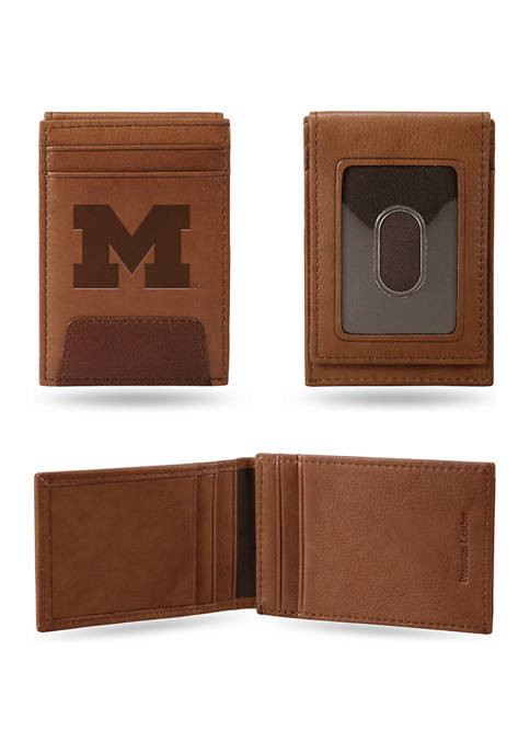 NCAA Michigan Wolverines Premium Leather Wallet