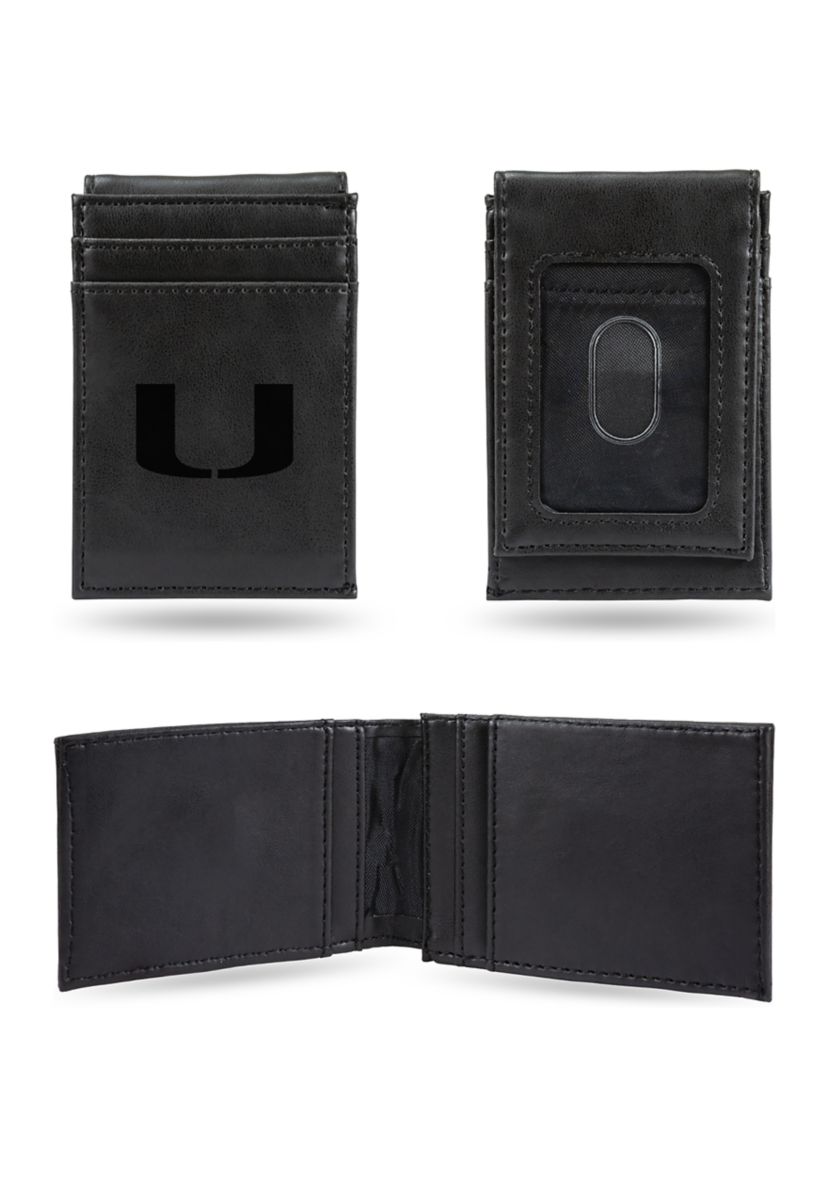 NCAA Miami Hurricanes Laser Engraved Wallet