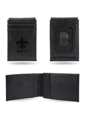 Rico Industries Men's NFL New Orleans Saints Laser Engraved Wallet, Black -  0767345895875