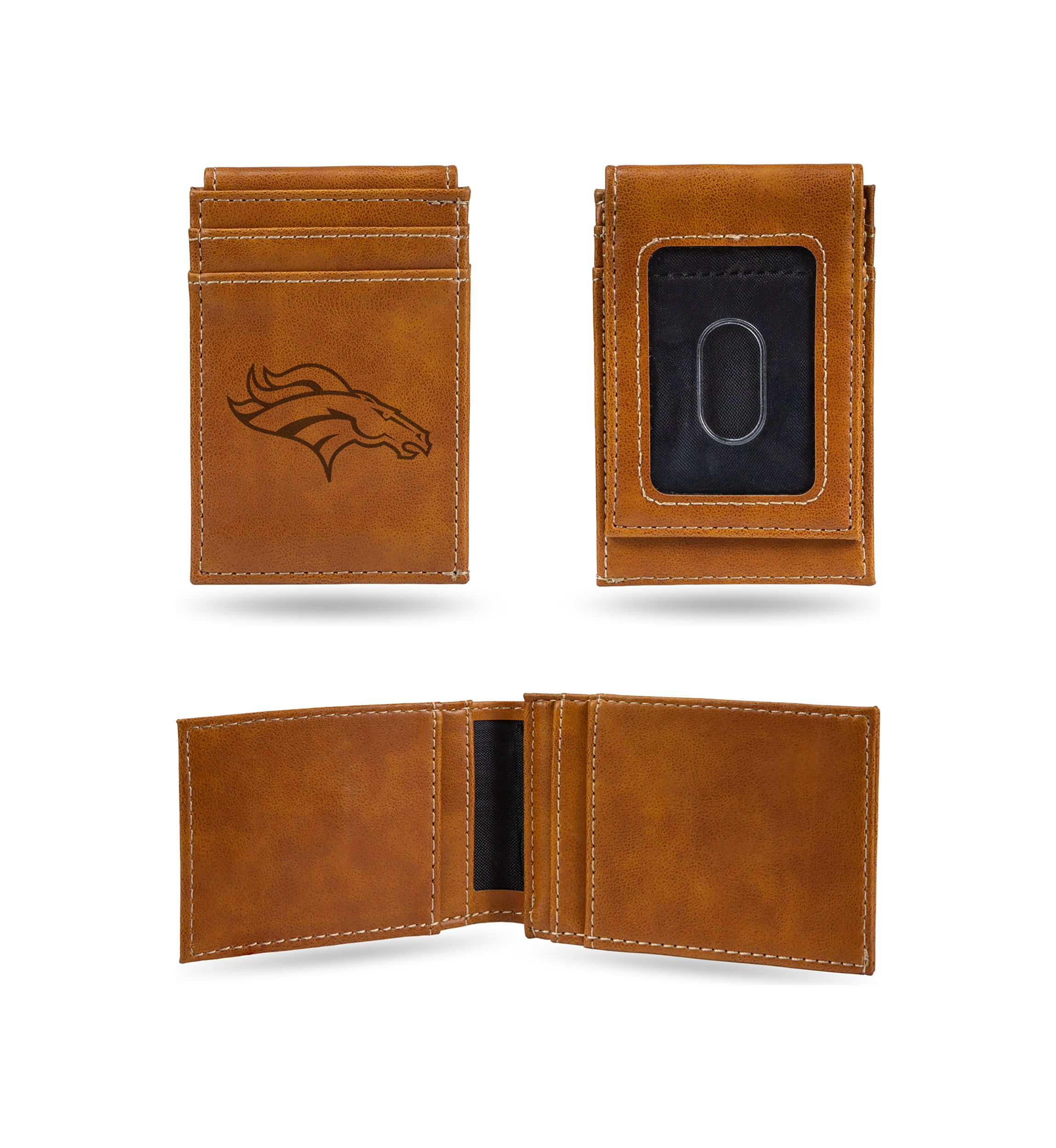 NFL Denver Broncos Laser Engraved Wallet