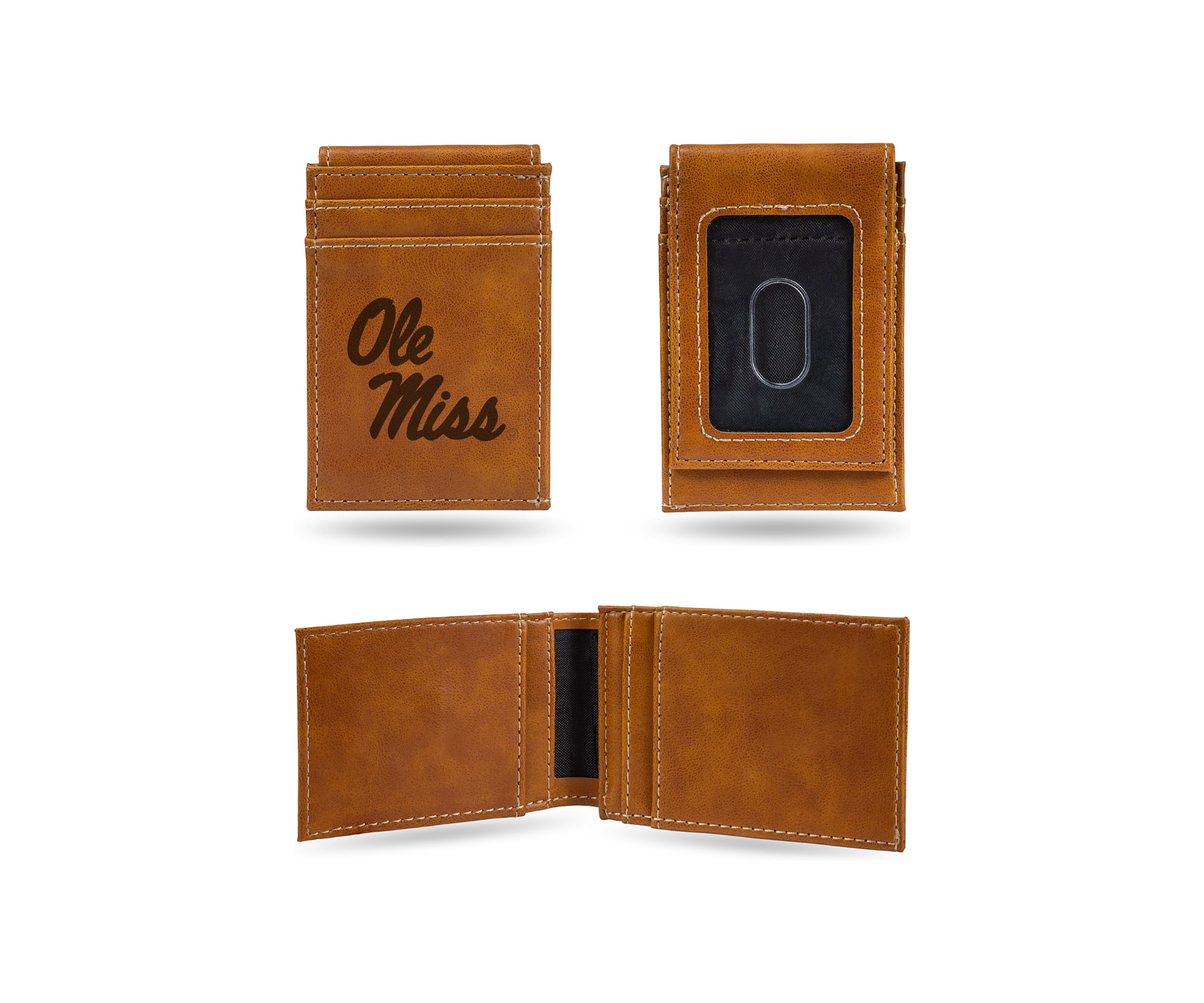 NCAA Ole Miss Rebels Laser Engraved Wallet