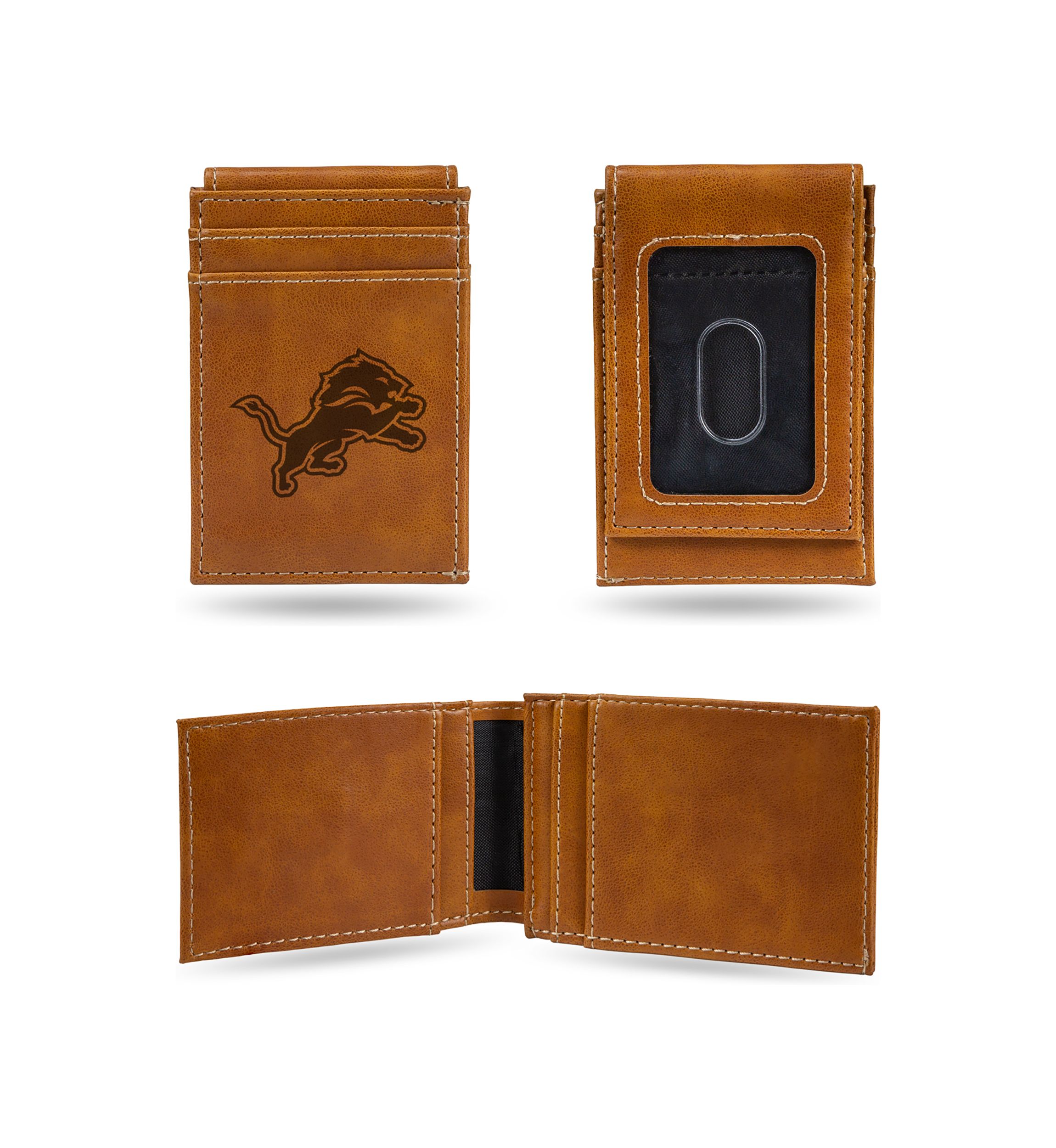 NFL Detroit Lions Laser Engraved Wallet