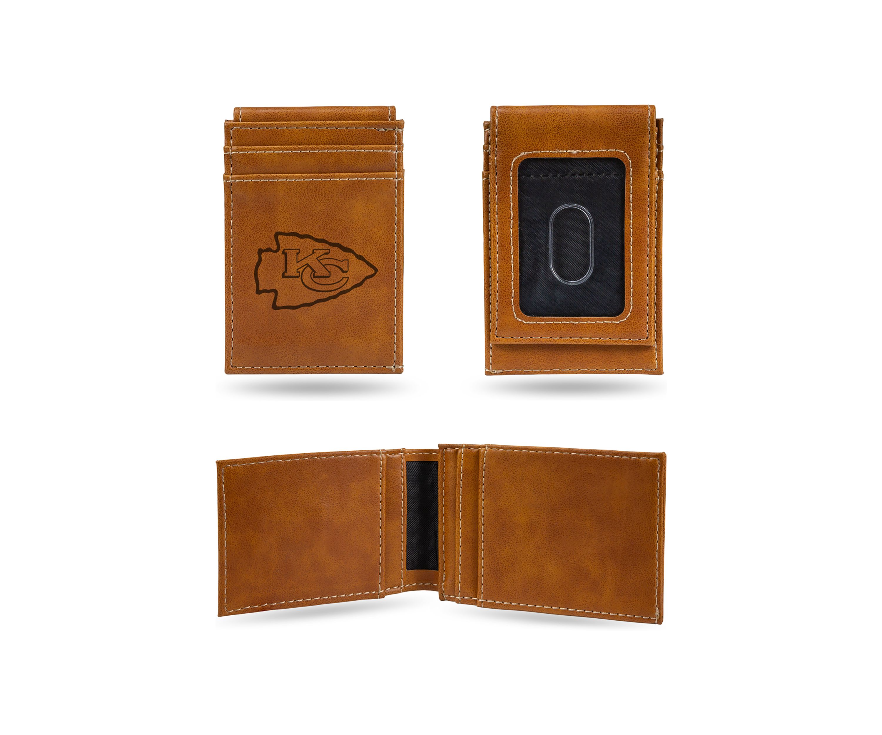 NFL Kansas City Chiefs Laser Engraved Wallet