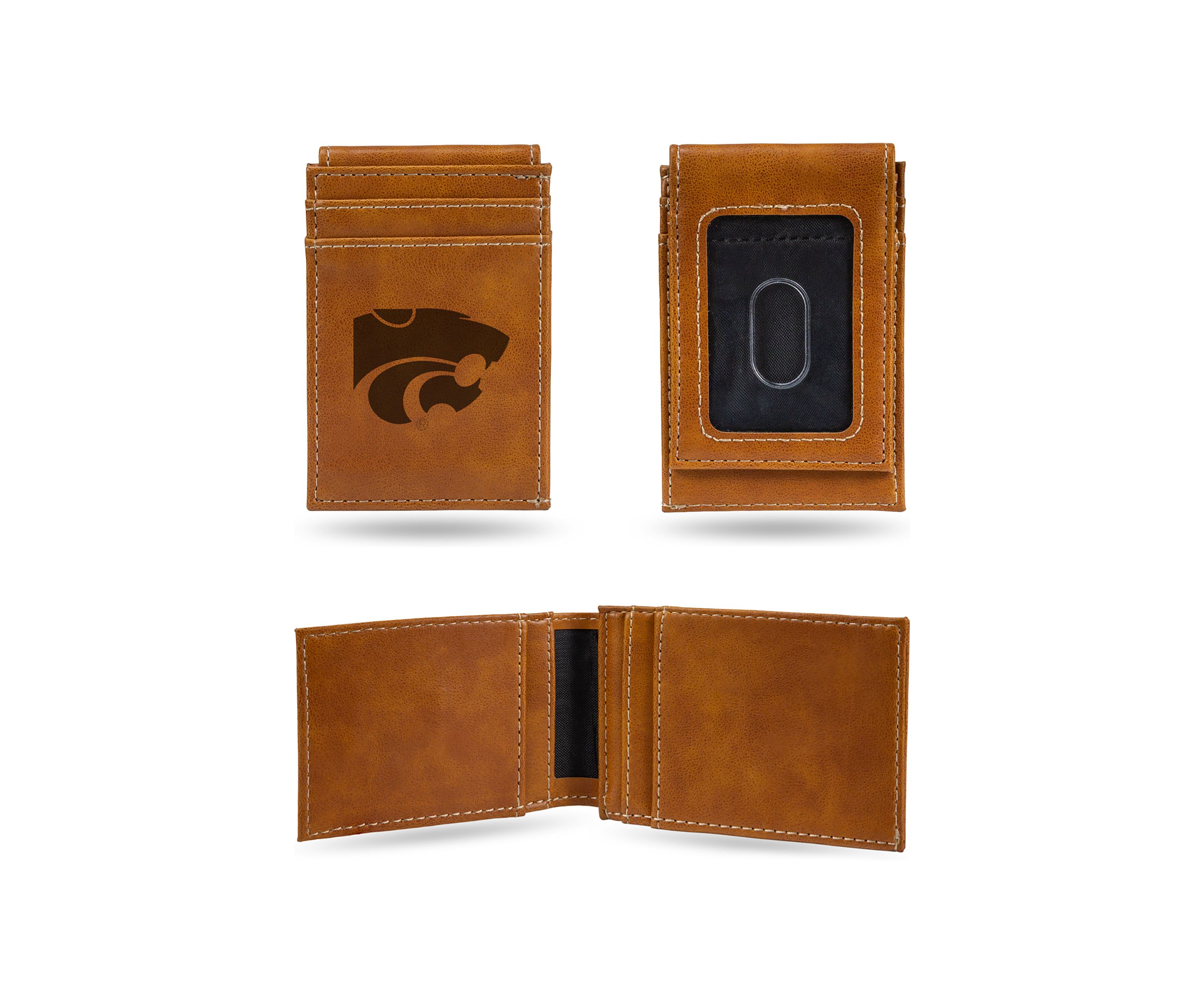 NCAA Kansas State Wildcats Laser Engraved Wallet