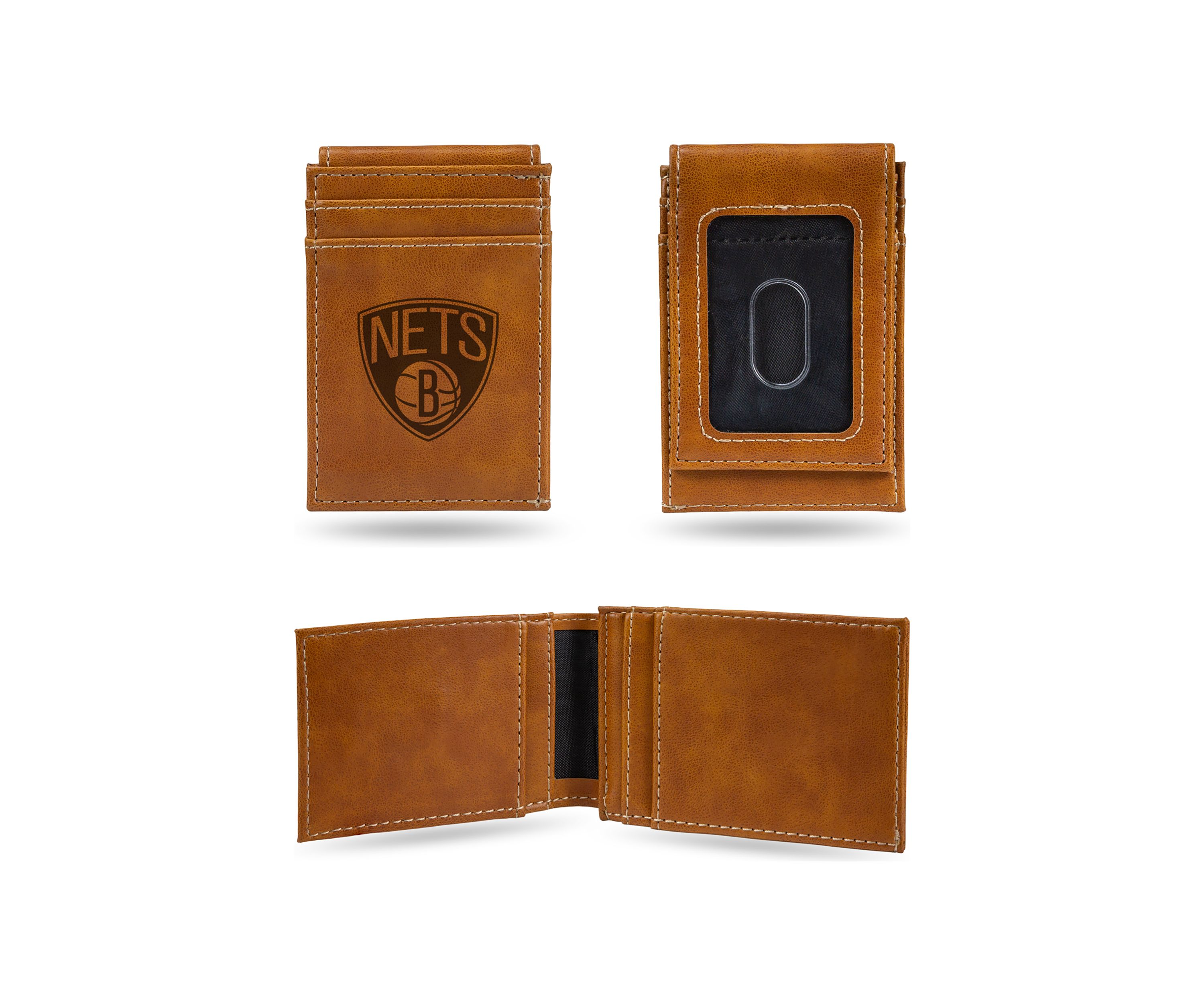 NBA Brooklyn Nets Laser Engraved Wallet
