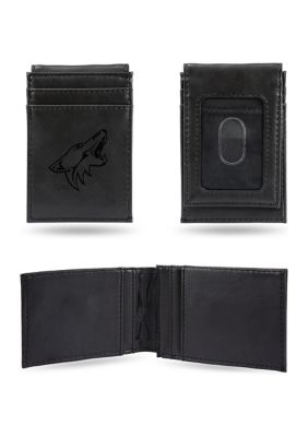 Rico Industries Men's NHL Arizona Coyotes Laser Engraved Wallet, Black -  0767345896438