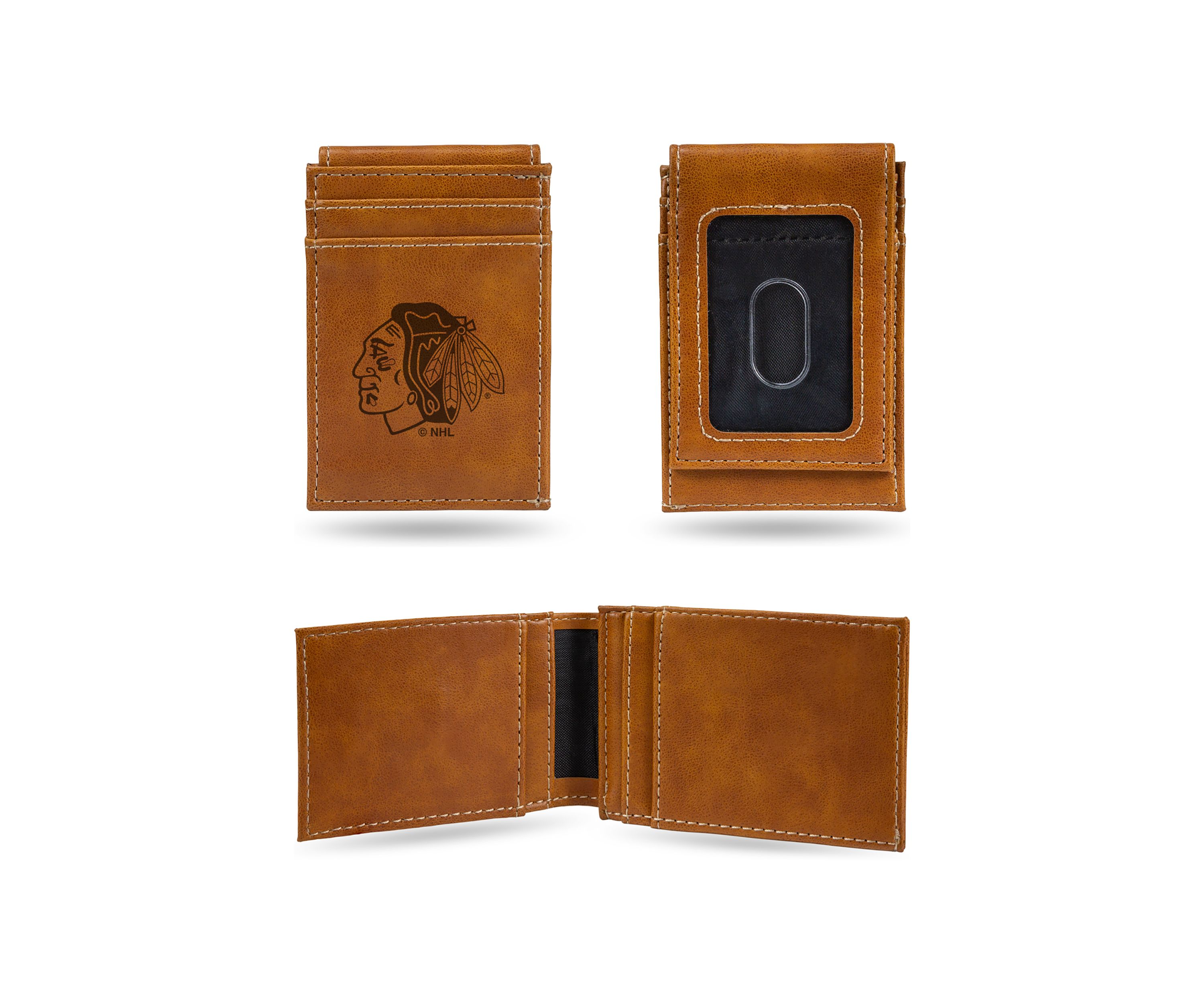 NHL Chicago Blackhawks Laser Engraved Wallet