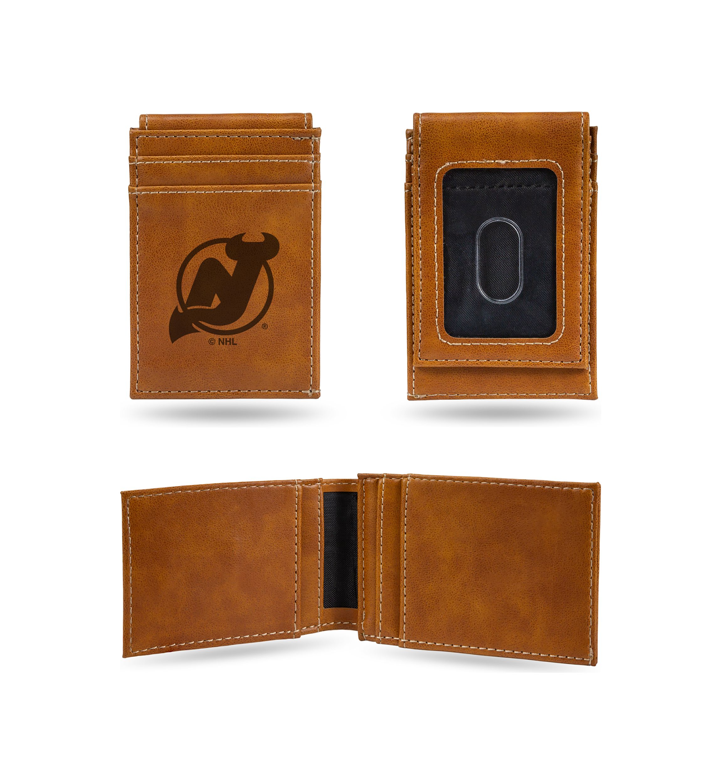 NHL New Jersey Devils Laser Engraved Wallet