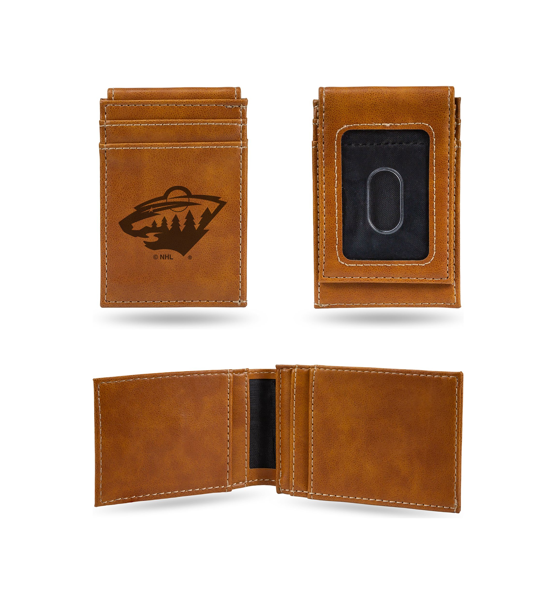 NHL Minnesota Wild Laser Engraved Wallet