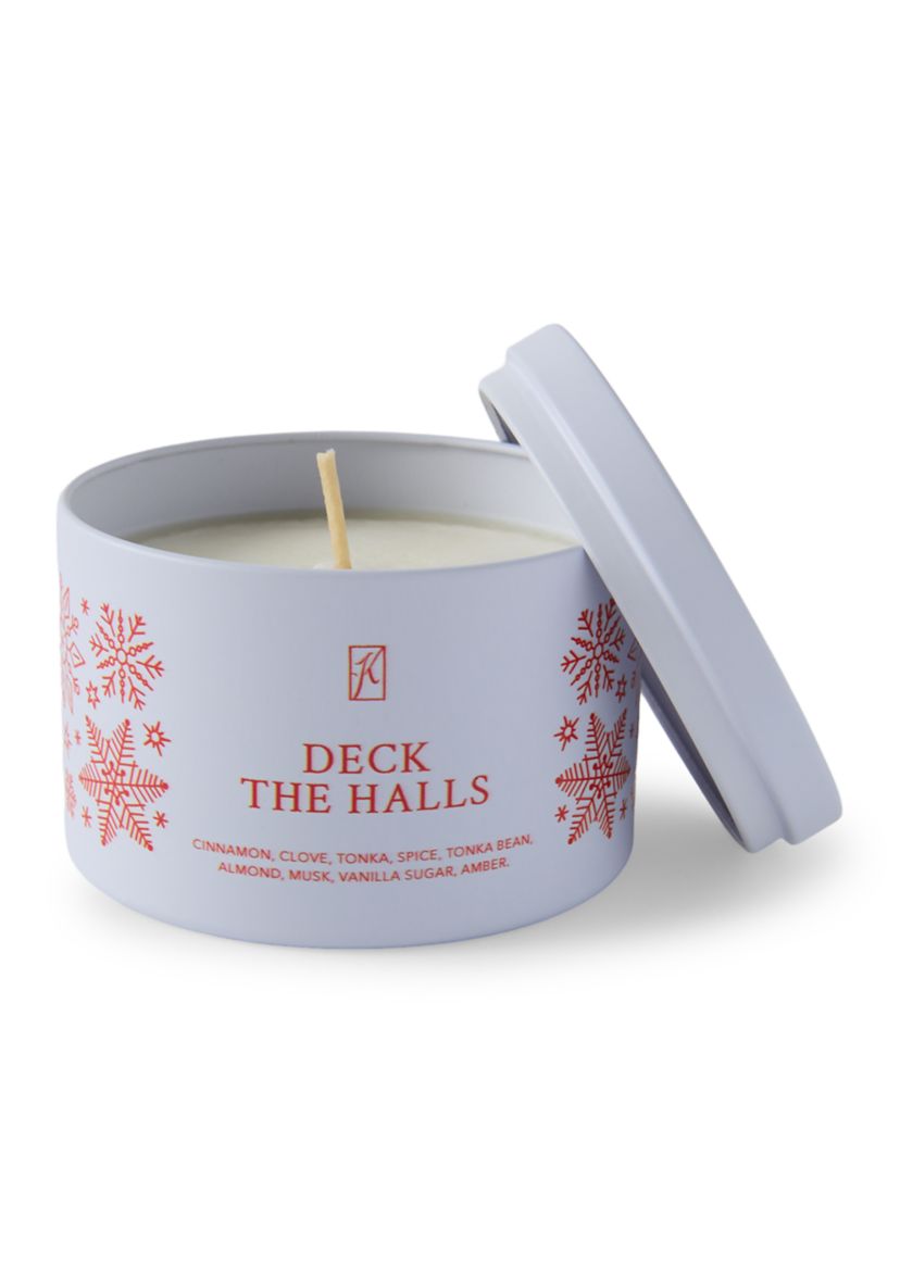 Deck the Hall Scented Tin Candle