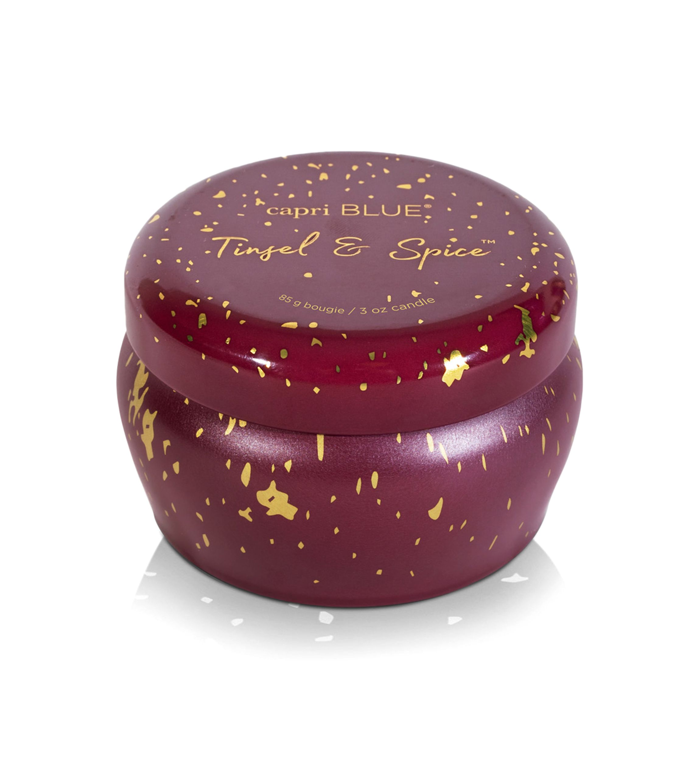 Tinsel & Spice Glimmer Mini Tin Candle