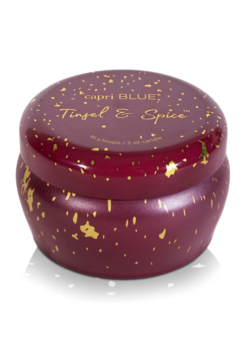 Tinsel & Spice Glimmer Mini Tin Candle