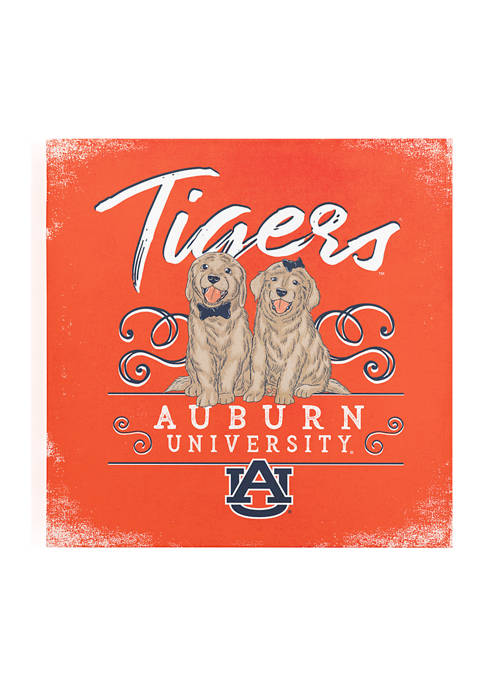 Image One NCAA Auburn Tigers 9x9 Canvas Wall