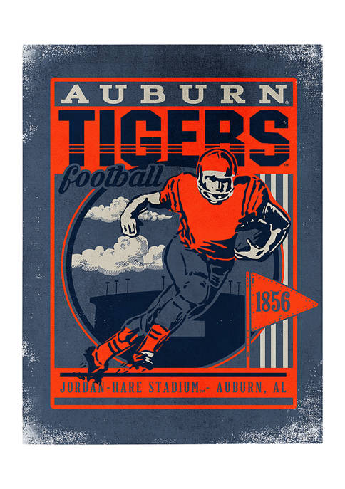 Image One NCAA Auburn Tigers 9x12 Canvas Wall