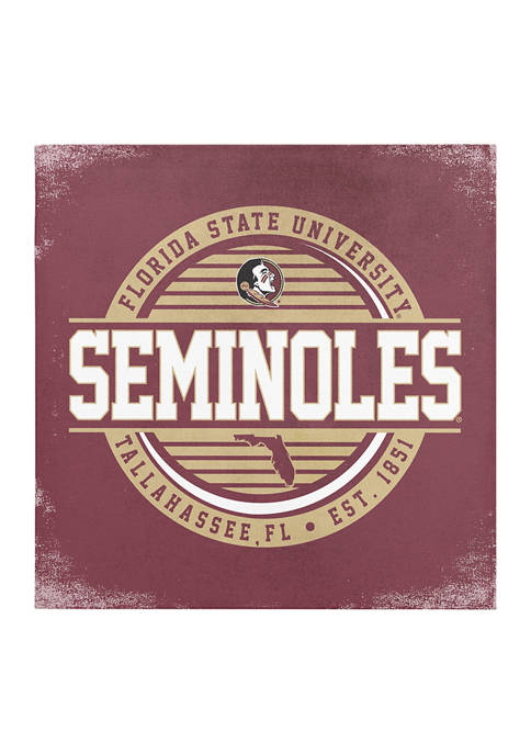 Image One NCAA Florida State Seminoles 9x9 Canvas