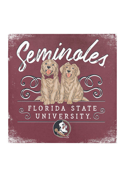 Image One NCAA Florida State Seminoles 12x12 Canvas