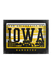 NCAA Iowa Hawkeyes 9x12 Canvas Wall Art Campus Skyline