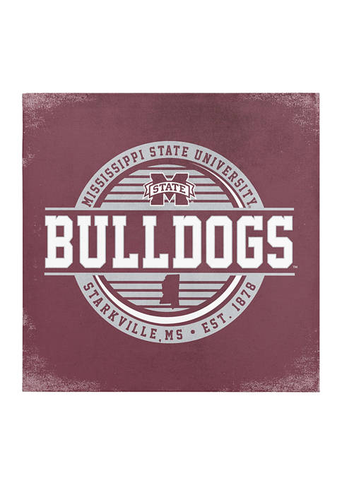 Image One NCAA Mississippi State Bulldogs 12x12 Canvas