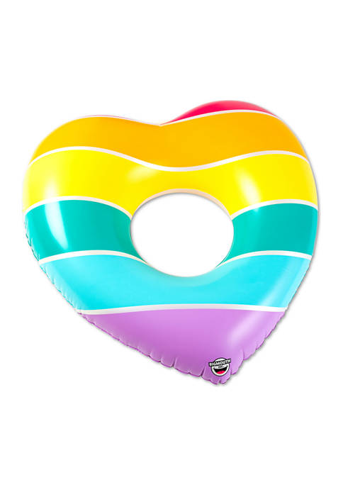 BigMouth Inc. Rainbow Heart Pool Float
