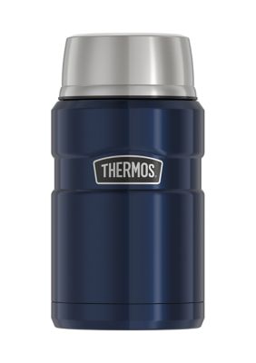 THERMOS Stainless King Vacuum-Insulated Food Jar, 24 Ounce, Midnight Blue