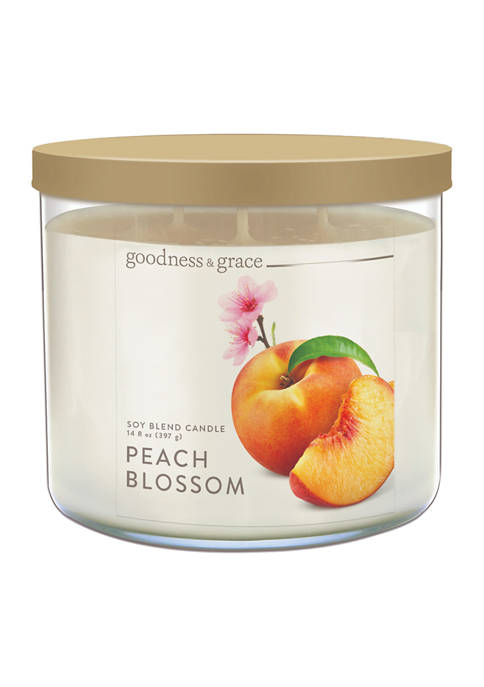goodness & grace Peach Blossom 14 Ounce Candle
