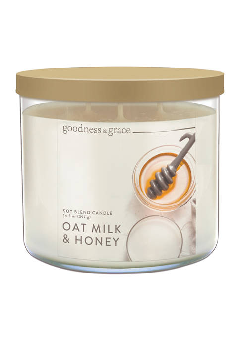 goodness & grace Oat Milk &amp; Honey Candle
