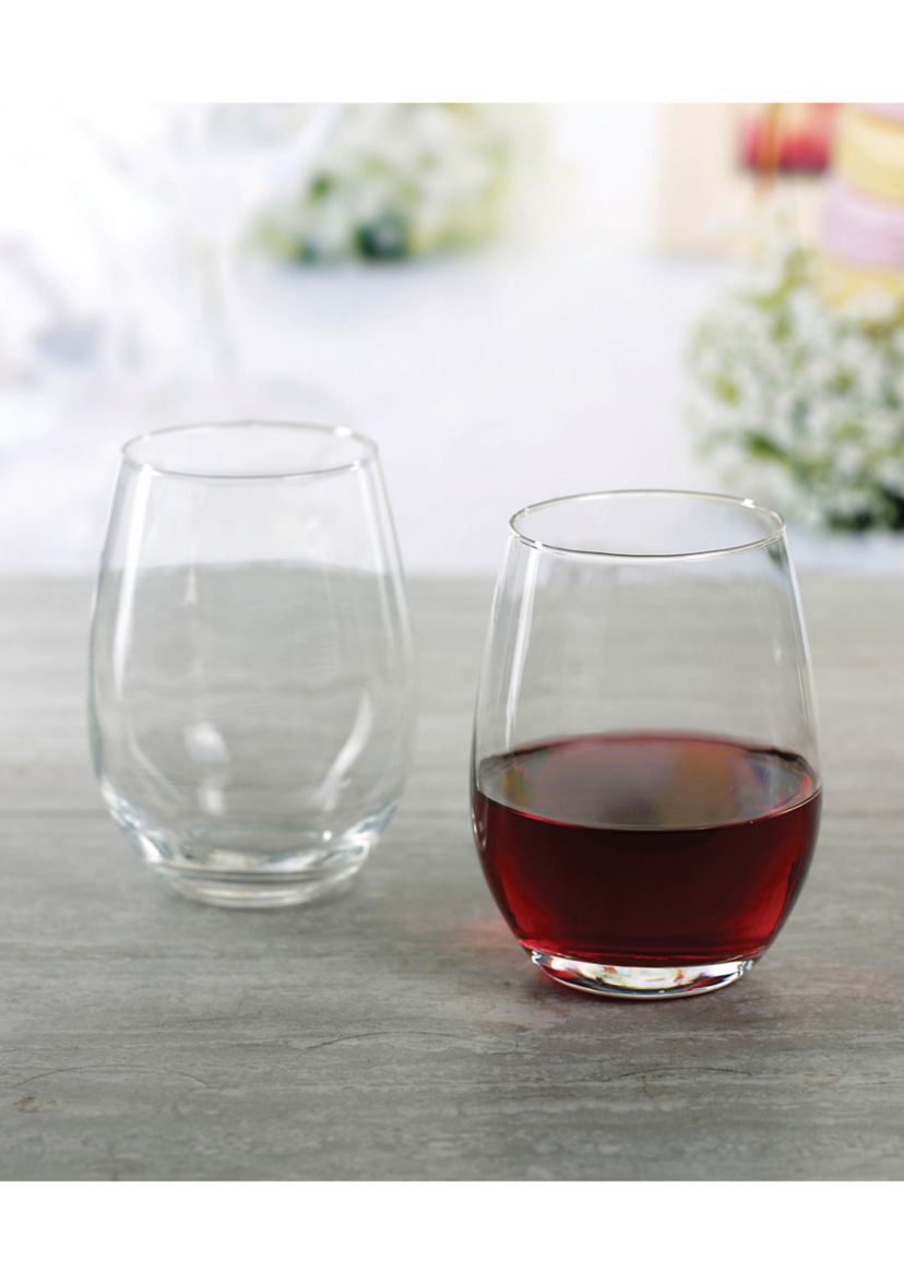 Stemless Wine Glasses - Set of 4
