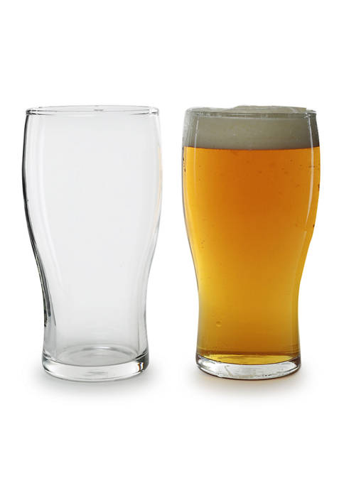 Circleware Set of 4 19 Ounce Beer Glasses