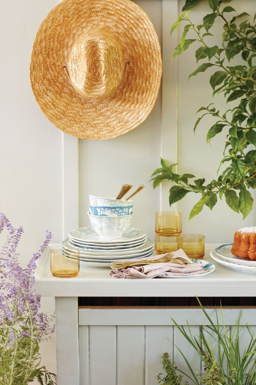 Butterfly Meadow Cottage 4-Piece Rice Bowls