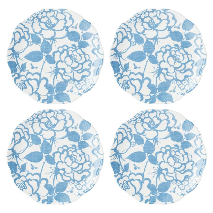 Butterfly Meadow Cottage 4-Piece Accent Plates