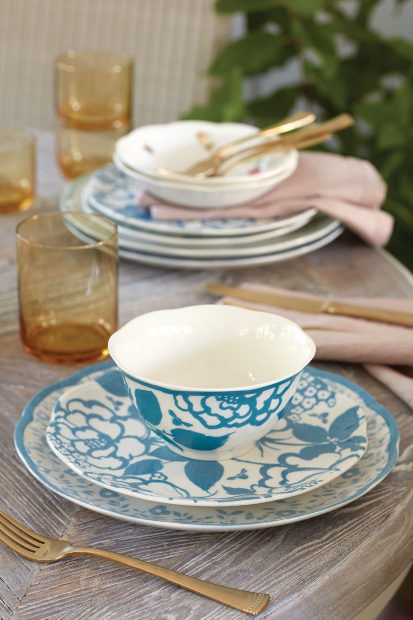 Butterfly Meadow Cottage 4-Piece Accent Plates