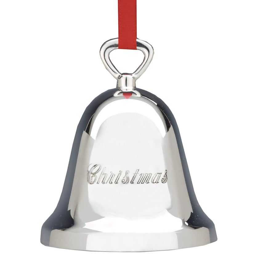 Ringing in the Season&#8482; Christmas Bell Silverplate Ornament