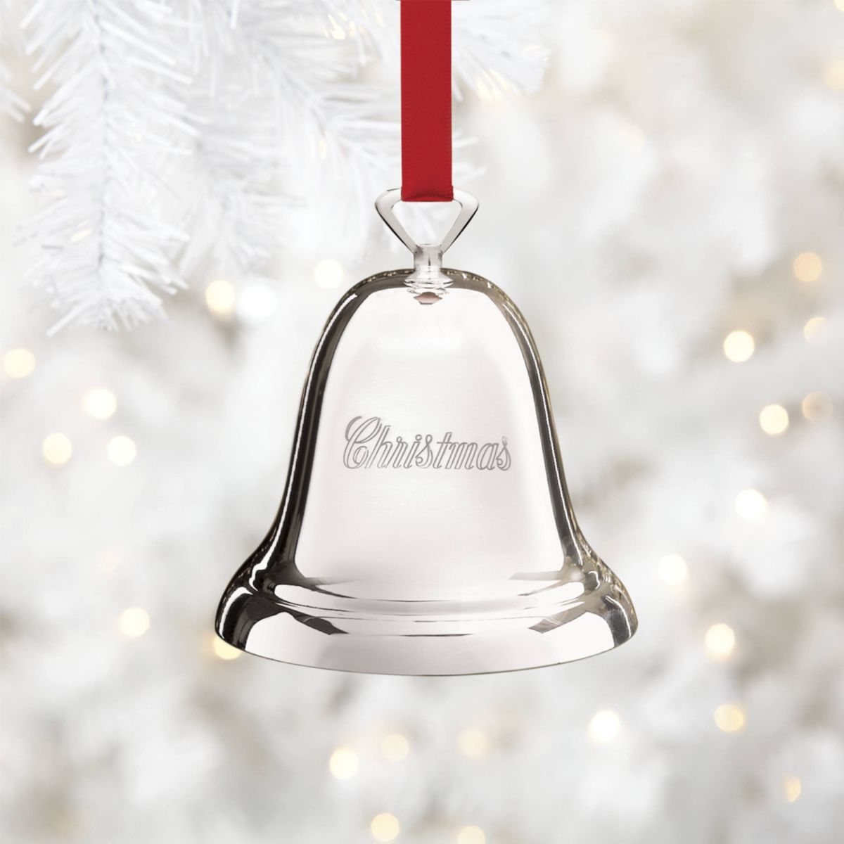 Ringing in the Season&#8482; Christmas Bell Silverplate Ornament