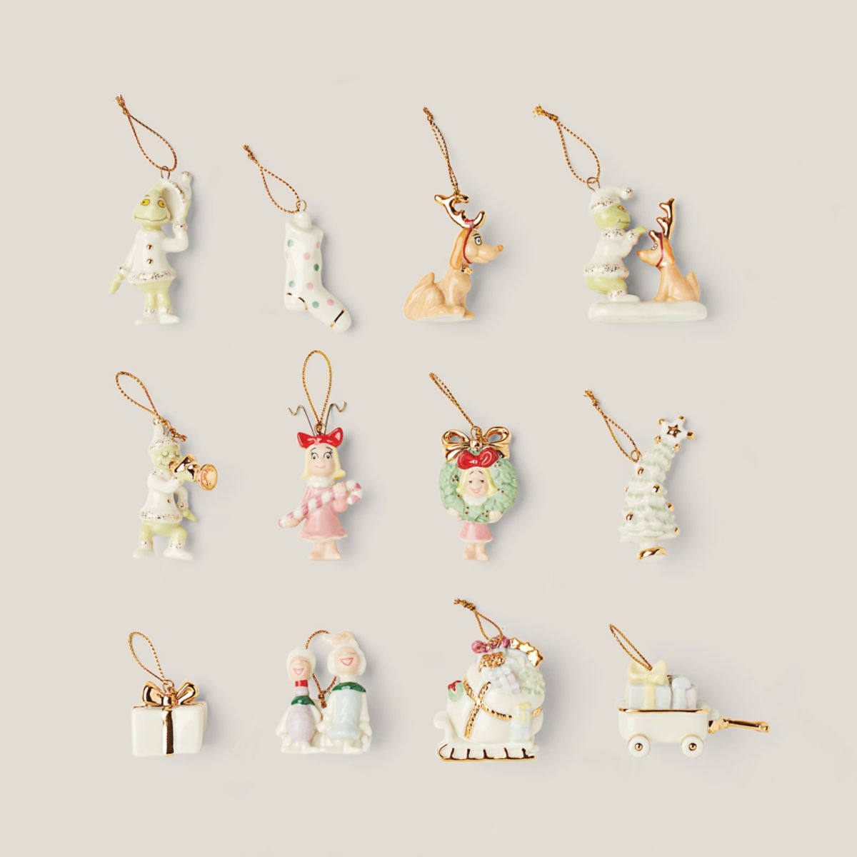 How The Grinch Stole Christmas 12-Piece Mini Ornaments