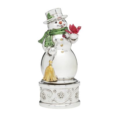 Reed & Barton Celebrate the season of snow and wonder with this musical snowman. Expertly crafted with extra care and attention, this silverplated