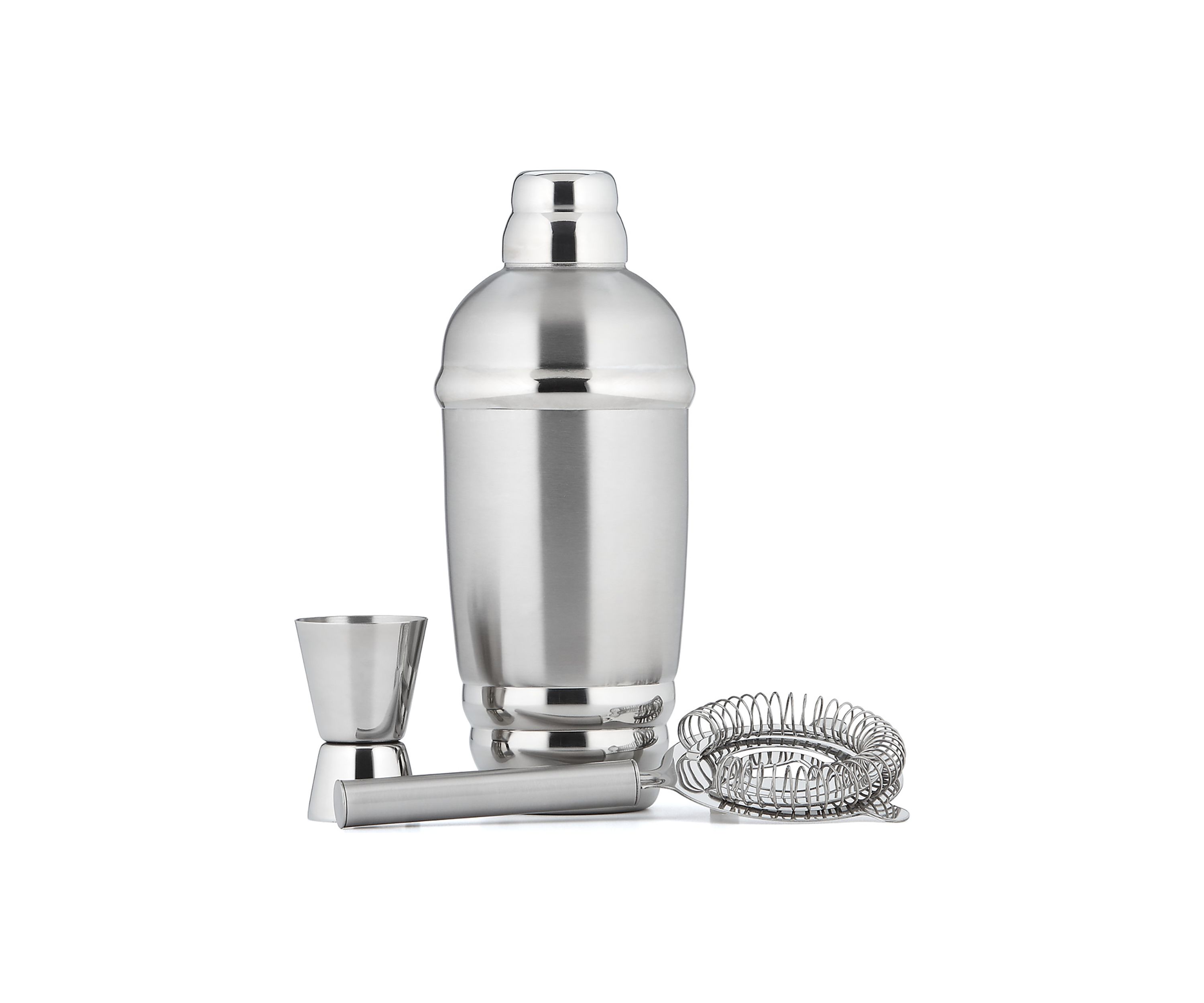 Tuscany Metal Shaker & Strainer Set