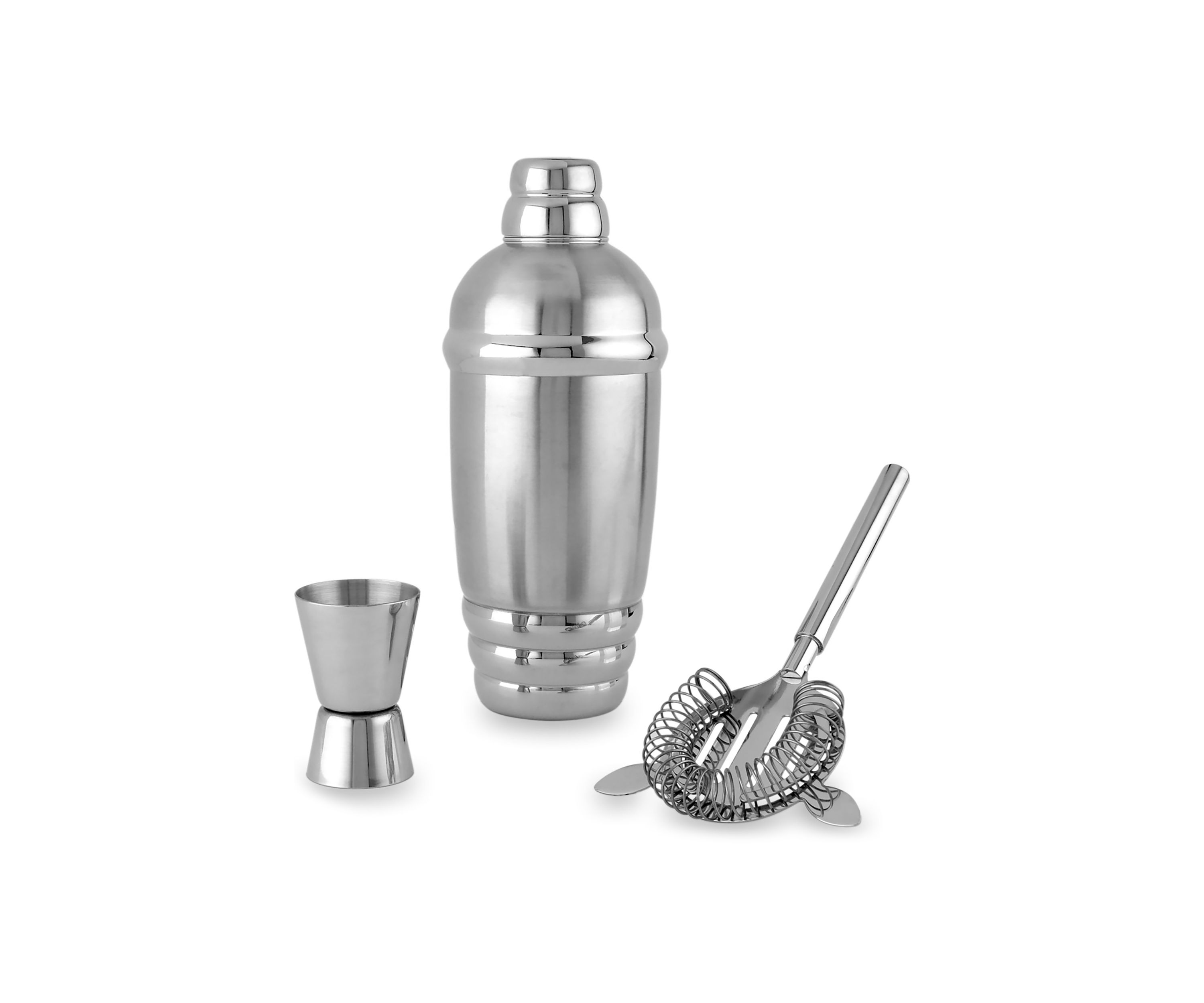 Tuscany Metal Shaker & Strainer Set